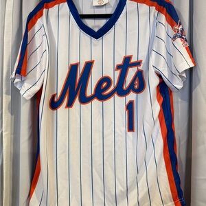 New York Mets Mookie Wilson #1 25th Anniversary Shirt